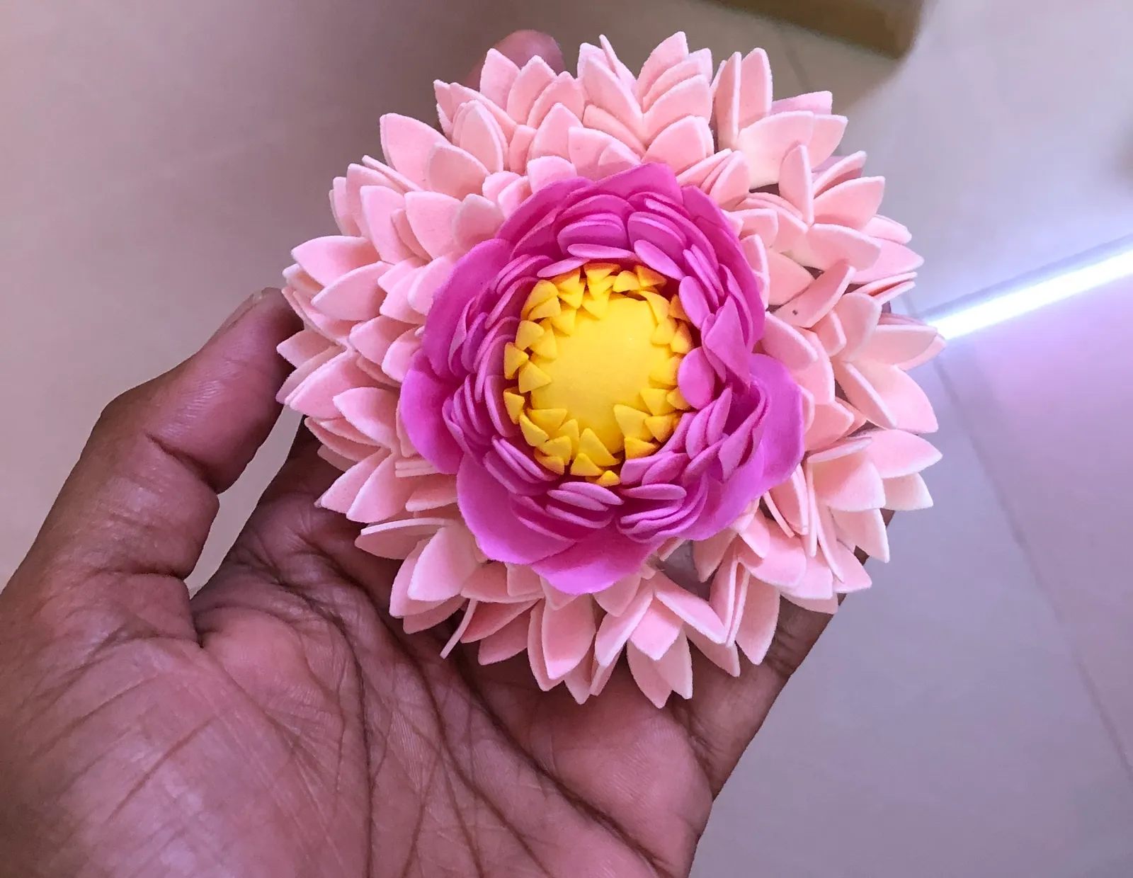 Foam Jaathi Lotus Clip - 2
